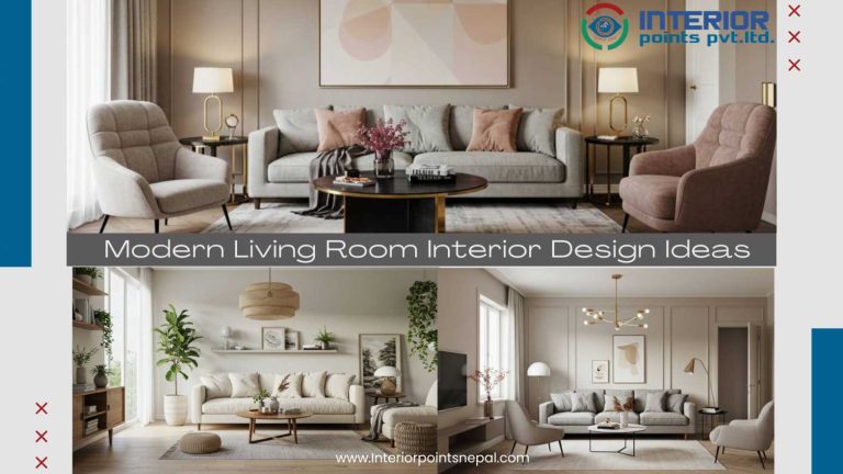 Modern living room interior design